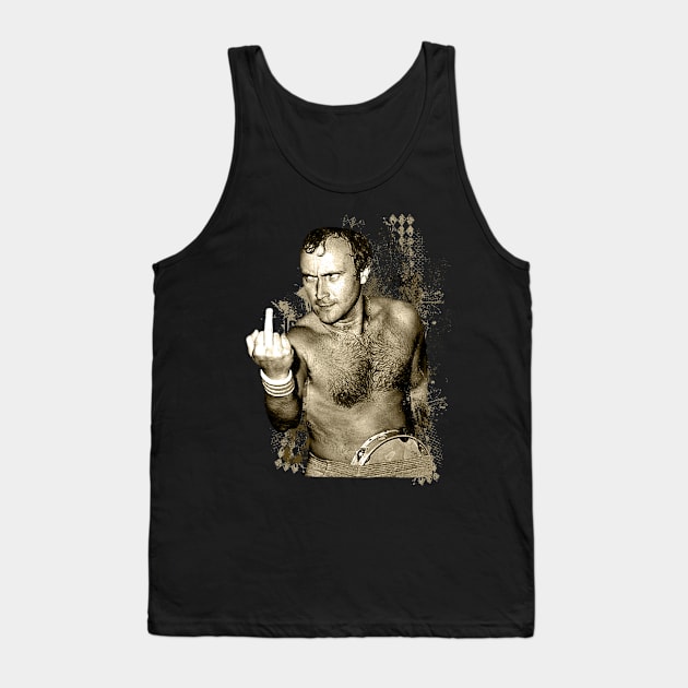 Phil Collins /// Retro 80s Tank Top by CrazyRich Bimasakti1'no11